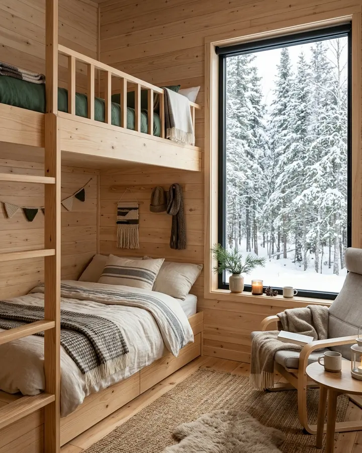 Cabin with bunk beds